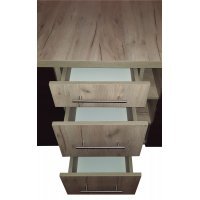 Bucatarie de Colt NIKA TAFLA LAKIER WENGE 220-200, FRONT MDF FURNIRUIT LACUIT, OUTLET